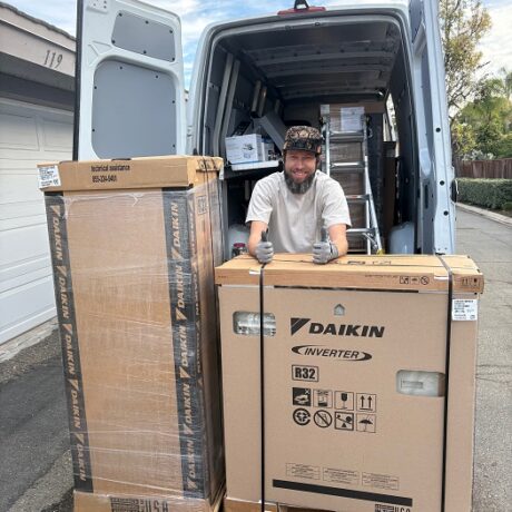 Heat pump delivery
